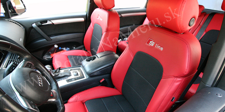Autopoťahy pre Audi Q7 S-line, Classic collection Leather Look