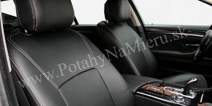 Autopoťahy pre BMW 5 rada  2010  Leather look collection   Praktická a odolná kombinácia