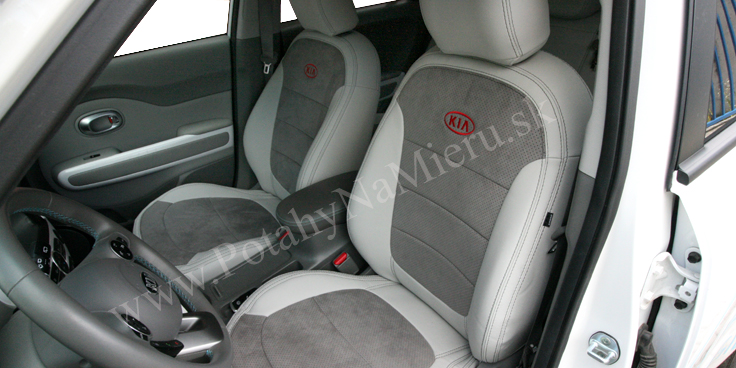 Autopoťahy pre Kia Soul EV 2016, Alcantara collection