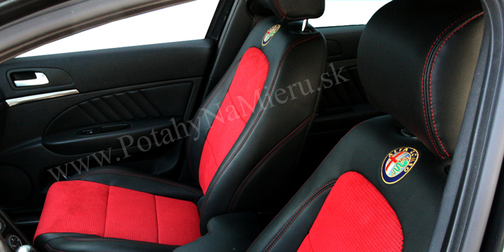 Autopoťahy pre ALFA ROMEO 159 2011  Alcantara collection