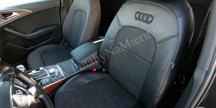 Autopoťahy pre Audi A6  2013, Alcantara collection, PRED-PO