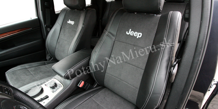 Autopoťahy pre Jeep Grand Cherokee 2014, Alcantara collection